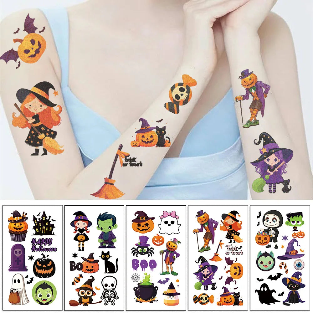 Halloween Temporary Tattoo Pack