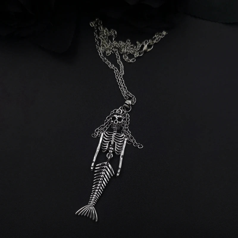Mermaid Skeleton necklace