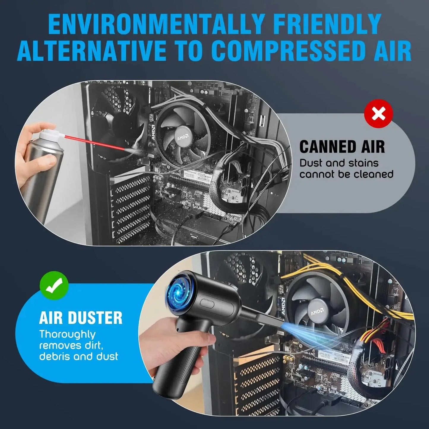 DustBlitz Pro // Cordless Air Sprayer