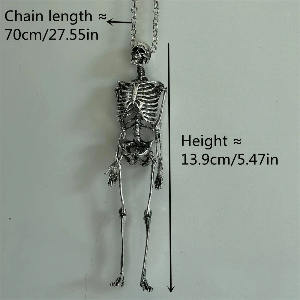 Skeleton Pendant Necklace