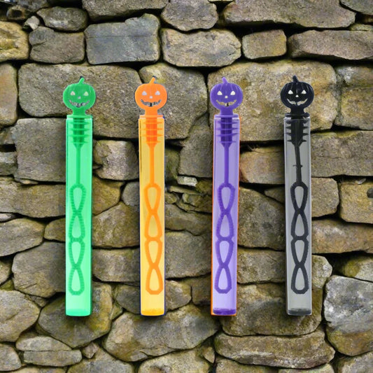 Halloween Pumpkin Bubble Tubes