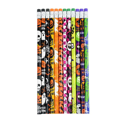 24Pcs Halloween Wooden Pencils