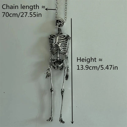 Skeleton Pendant Necklace